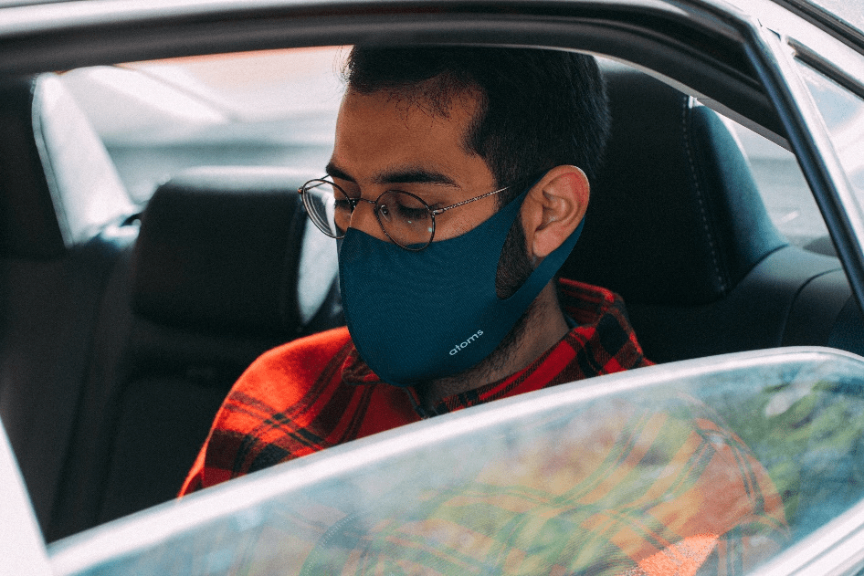 Passenger in a PCO car.