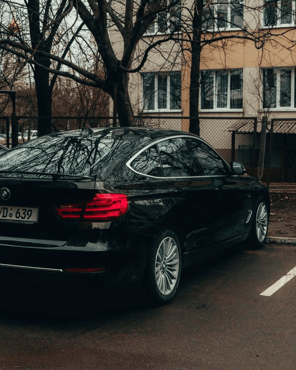 A parked PCO car